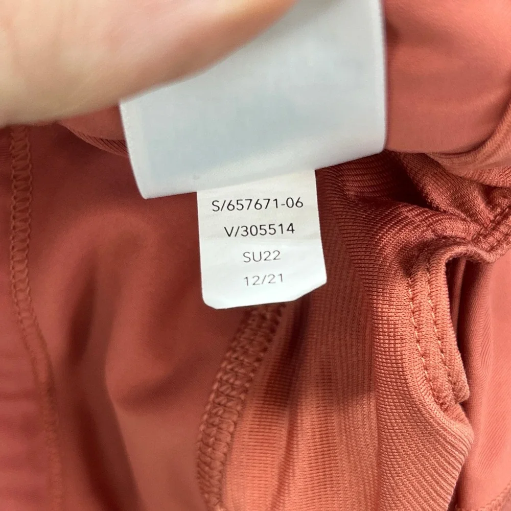Athleta Shorts Womens SP Rust Orange Run With It 4.5 Stretch Athletic Running